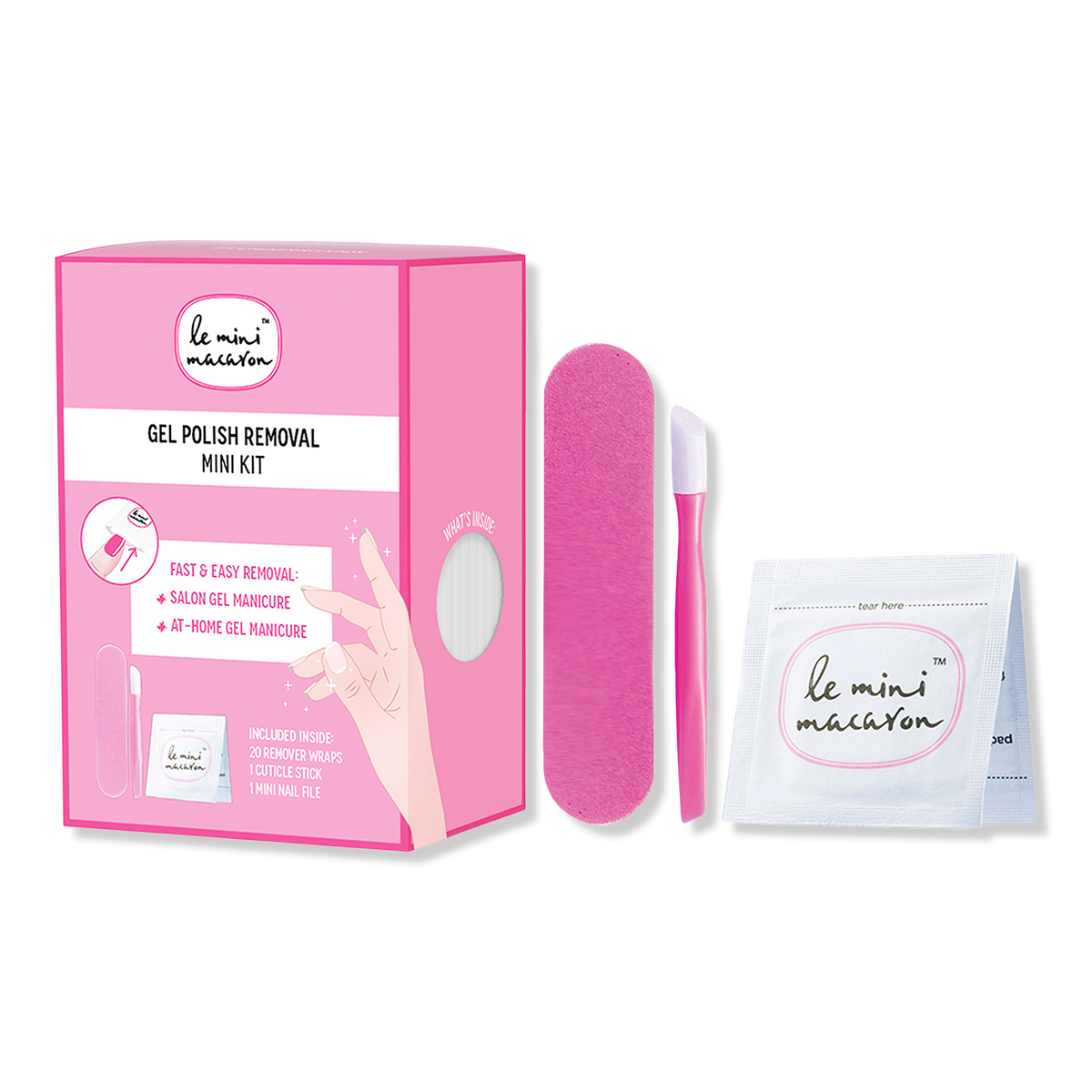 Le Mini Macaron Gel Polish Removal Mini Kit