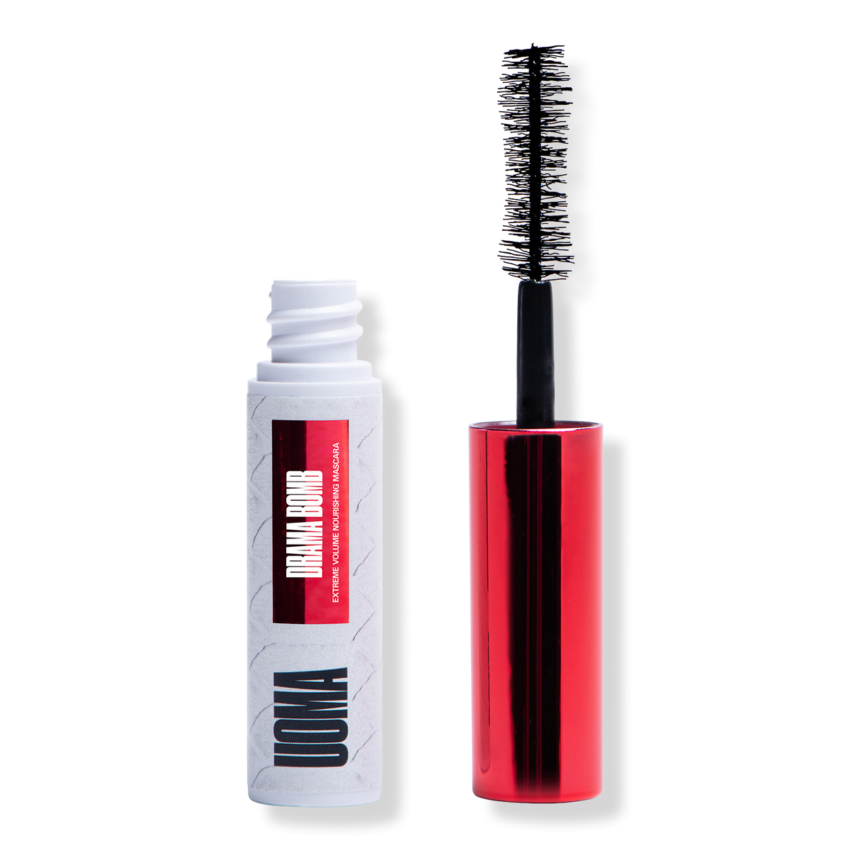 UOMA Beauty Travel Size Drama Bomb Extreme Volume Nourishing Mascara, 0.20 oz