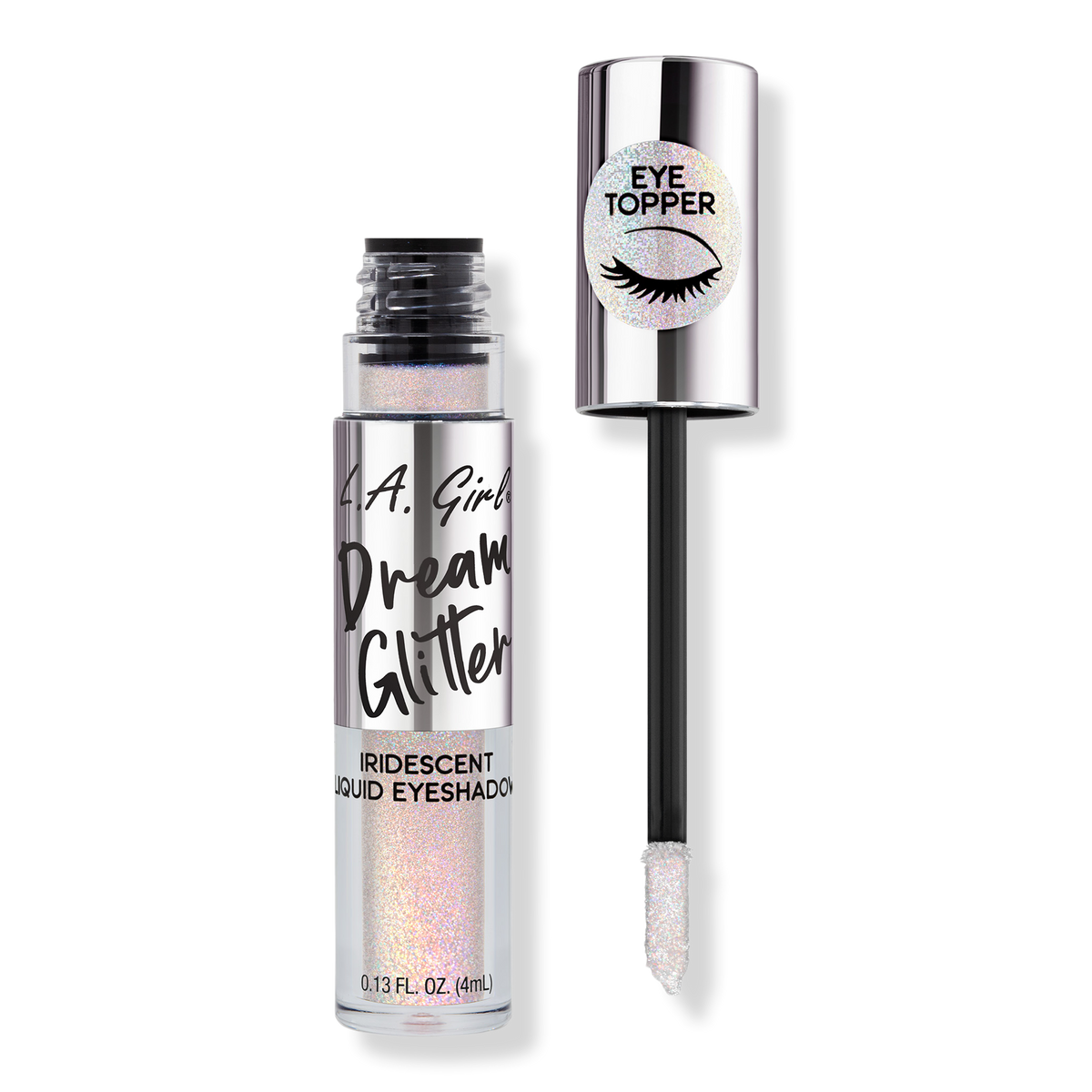 L.A. Girl Dream Glitter Liquid Eyeshadow, Iridescent, 0.13 oz