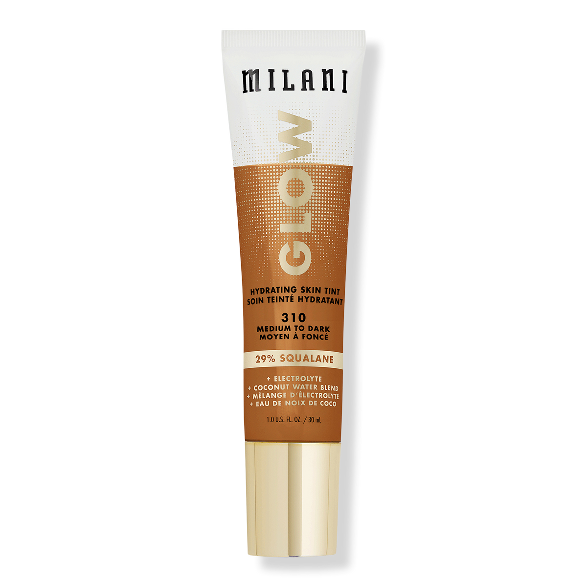 Milani Glow Hydrating Skin Tint, Medium to Dark, 1 oz
