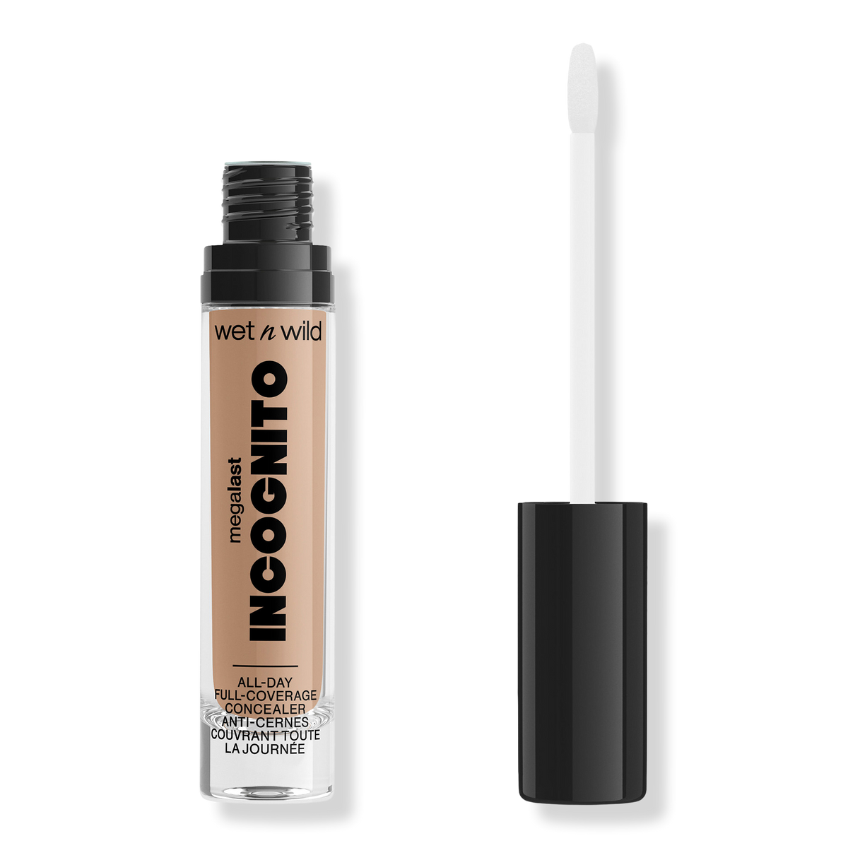 Wet n Wild MegaLast Incognito All-Day Full Coverage Concealer, Medium Golden