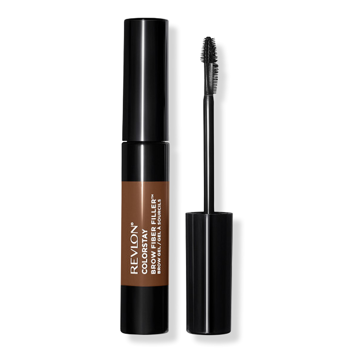 Revlon ColorStay Brow Fiber Filler Brow Gel, Warm Brown
