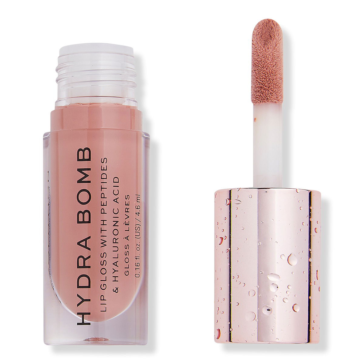 Makeup Revolution Hydra Bomb Lip Gloss, Drippin, 0.16 oz