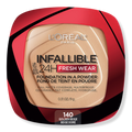 L'Oréal Infallible 24HR Fresh Wear Foundation In A Powder, 140 Golden Beige, 0.31 oz