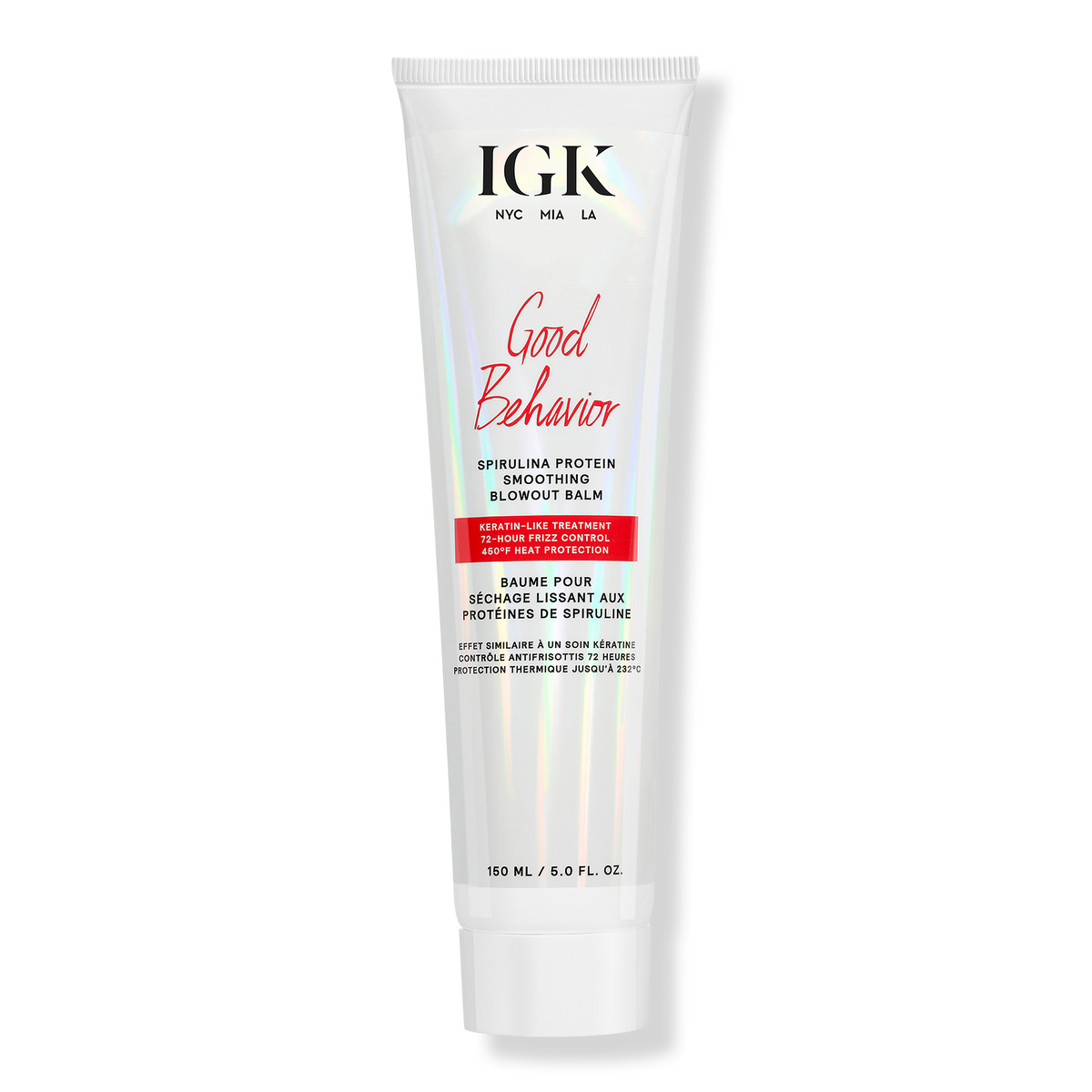 IGK Good Behavior Spirulina Protein Smoothing Blowout Balm, 5 oz