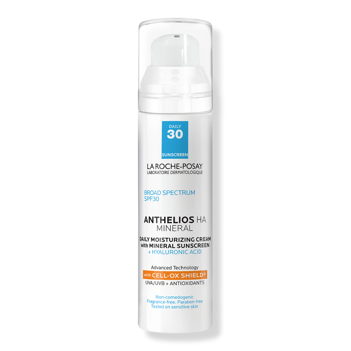 La Roche-Posay Anthelios Mineral, SPF 30 Moisturizer + Hyaluronic Acid, 1.7 oz