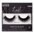 Kiss Lash Couture Matte Black, Soft & Matte Finish, Matte Satin