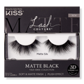 Kiss Lash Couture Matte Black, Soft & Matte Finish, Matte Silk