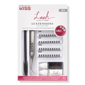 Kiss Lash Couture Luxtensions, All-In-1-Kit, Clusters, 40 ea