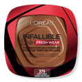 L'Oréal Infallible 24HR Fresh Wear Foundation In A Powder, 375 Deep Amber, 0.31 oz
