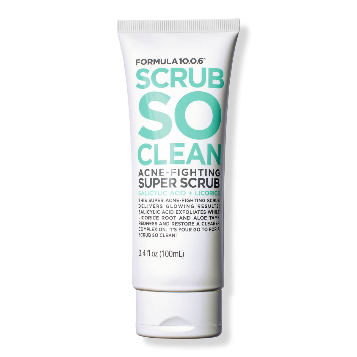Formula 10.0.6 Scrub So Clean Acne Fighting Super Scrub, 3.4 oz