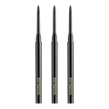 HOURGLASS 1.5mm Mechanical Gel Eyeliner 3 Pack, Obsidian
