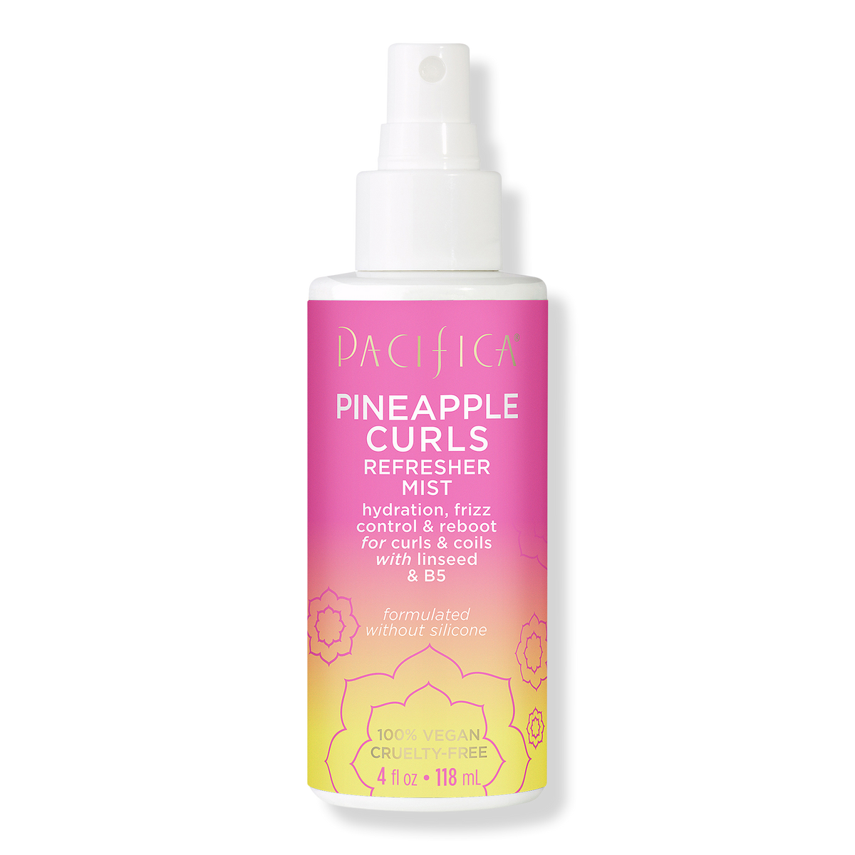 Pacifica Pineapple Curls Refresher Mist, 4 oz
