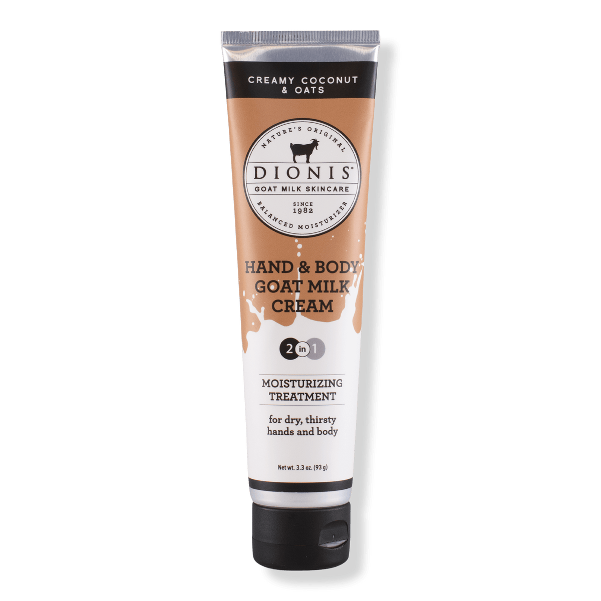 Dionis Creamy Coconut Oats Goat Milk Hand & Body Cream, 3.3 oz - OTC Shoppe Express