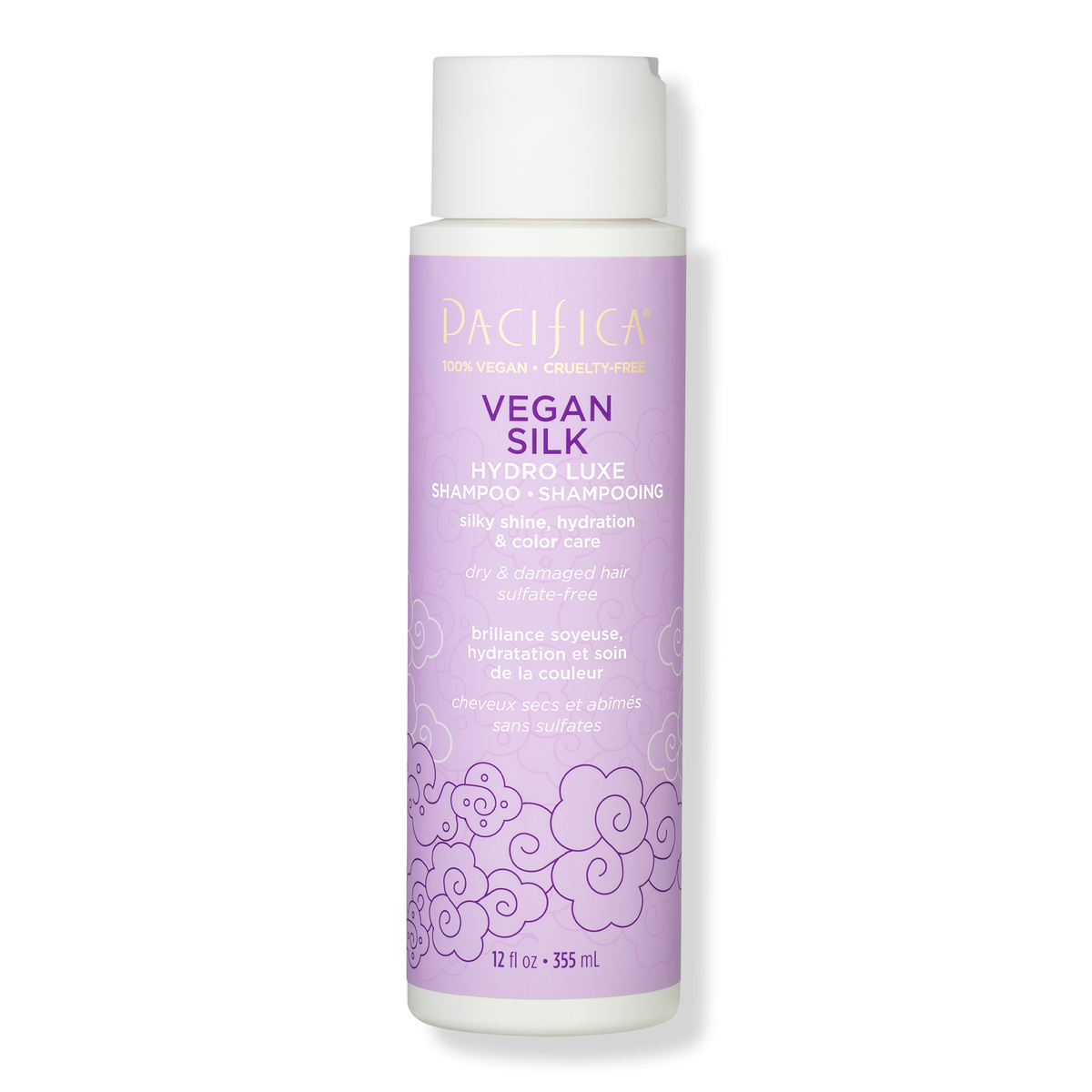 Pacifica Vegan Silk Hydro Luxe Shampoo, 12 oz