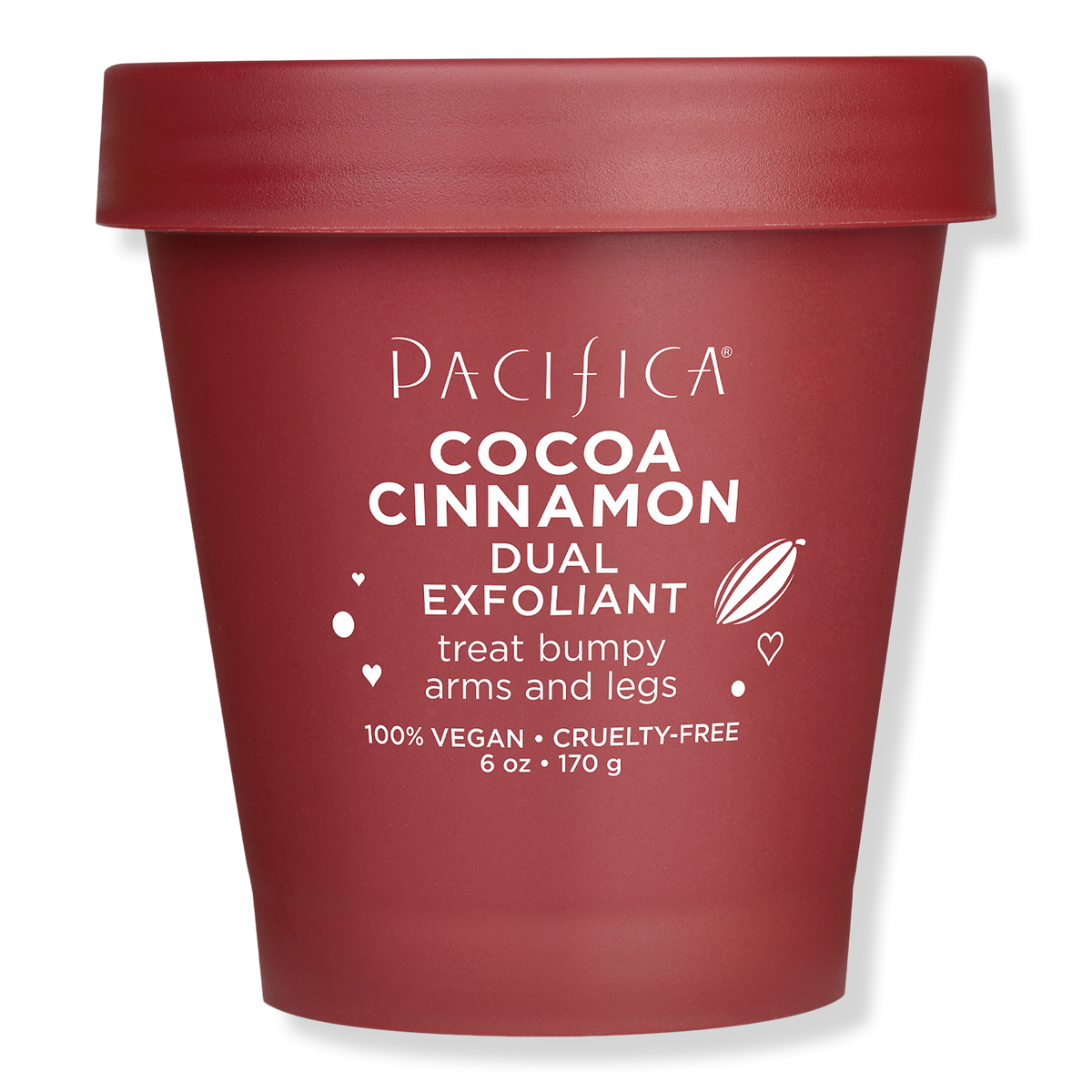 Pacifica Cocoa Cinnamon Dual Exfoliant, 6 oz