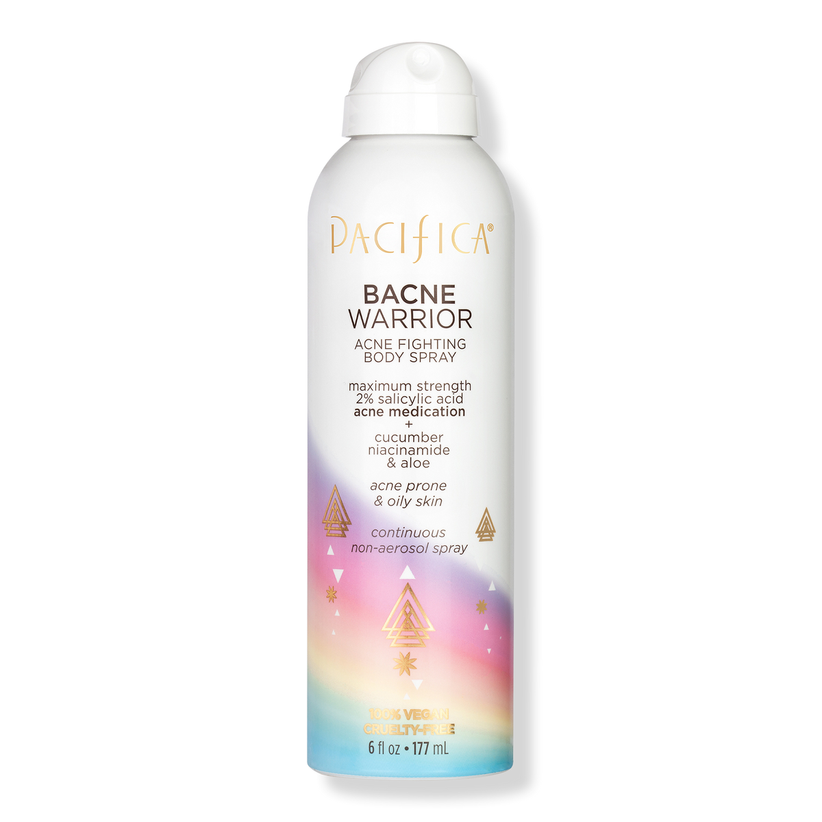 Pacifica Bacne Warrior Acne Fighting Spray for Back and Chest Acne, 6 oz