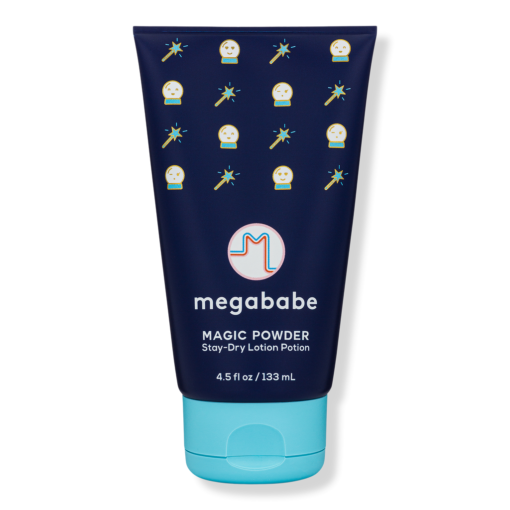 Megababe Sweat & Odor Absorbing Lotion - Magic Powder Stay-Dry Lotion to Powder, 3 fl oz
