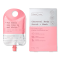 frank body Charcoal Body Scrub + Mask, 4.94 oz
