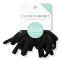 GIMME beauty X-Fine & Braids Black Bands, 20 ea