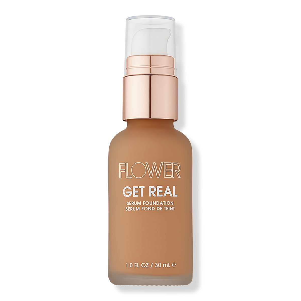 FLOWER Beauty Get Real Serum Foundation, Hazelnut, 1 oz