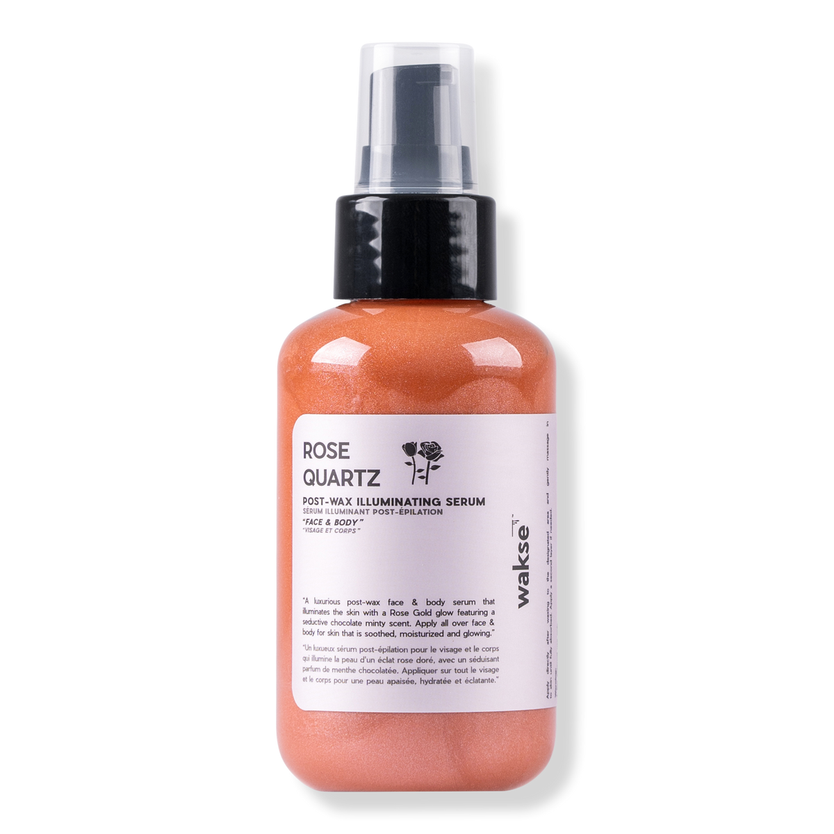 Wakse Rose Gold Beach Glow Skin Illuminator, 4 oz
