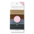 GIMME beauty Medium Hair Multi-Color Neutral Bands, 12 ea