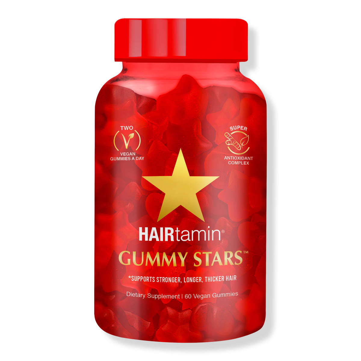 HAIRtamin Gummy Stars, 60 ea