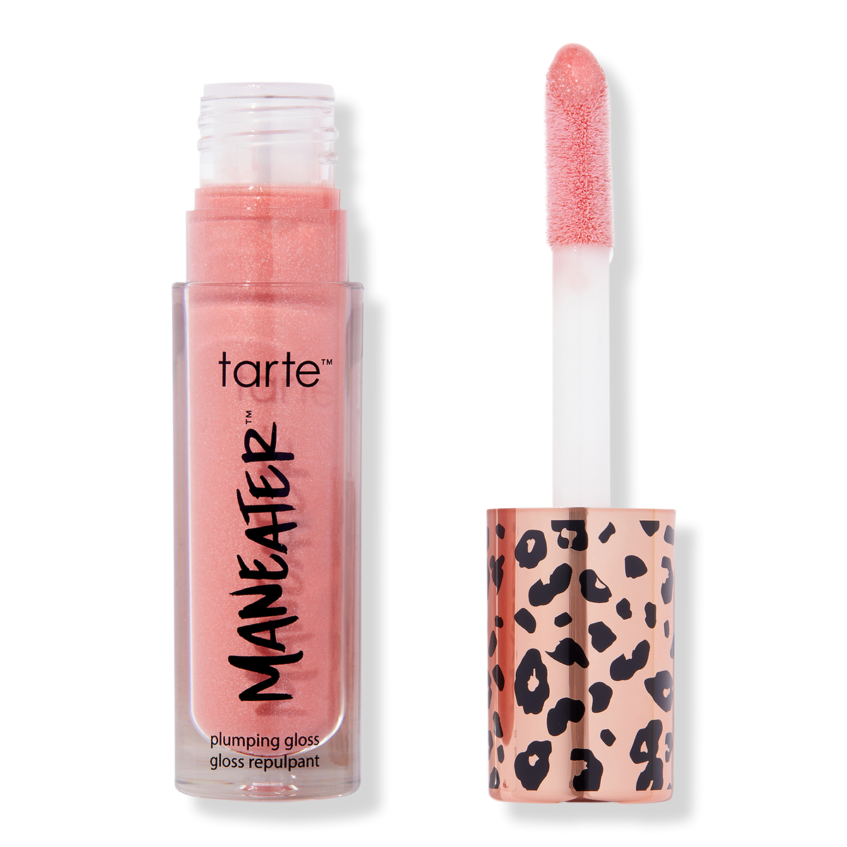 Tarte Maneater Hydrating Lip Plumping Gloss, Pink Pearl, 0.10 oz