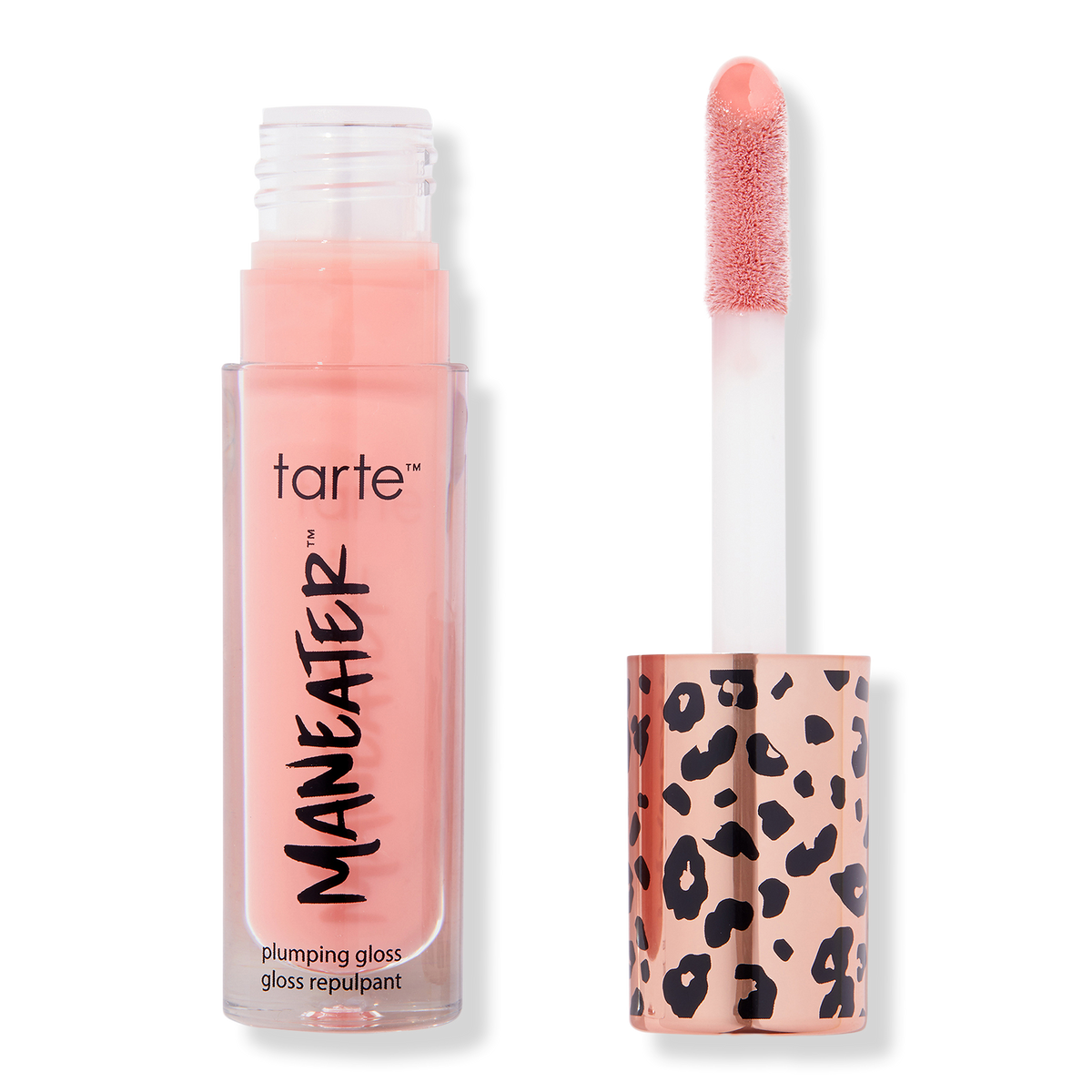 Tarte Maneater Hydrating Lip Plumping Gloss, Light Pink, 0.10 oz