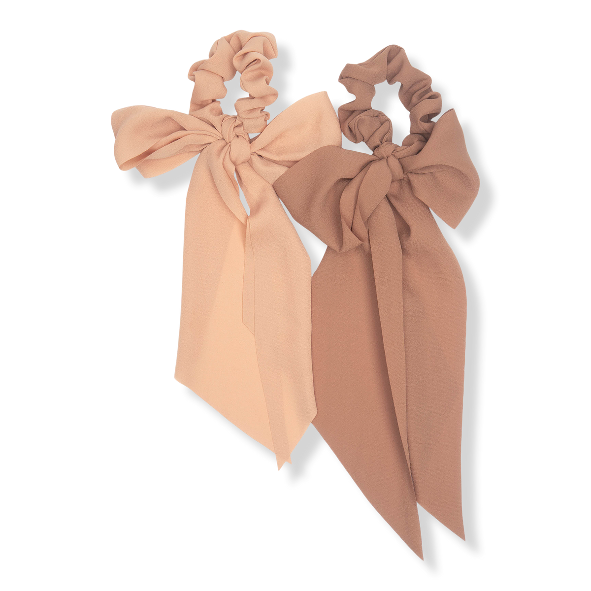 Kitsch Terra Cotta Crepe Scarf Scrunchie Set, 2 ea