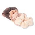Kitsch Terra Cotta Crepe Scrunchie Set, 5 ea