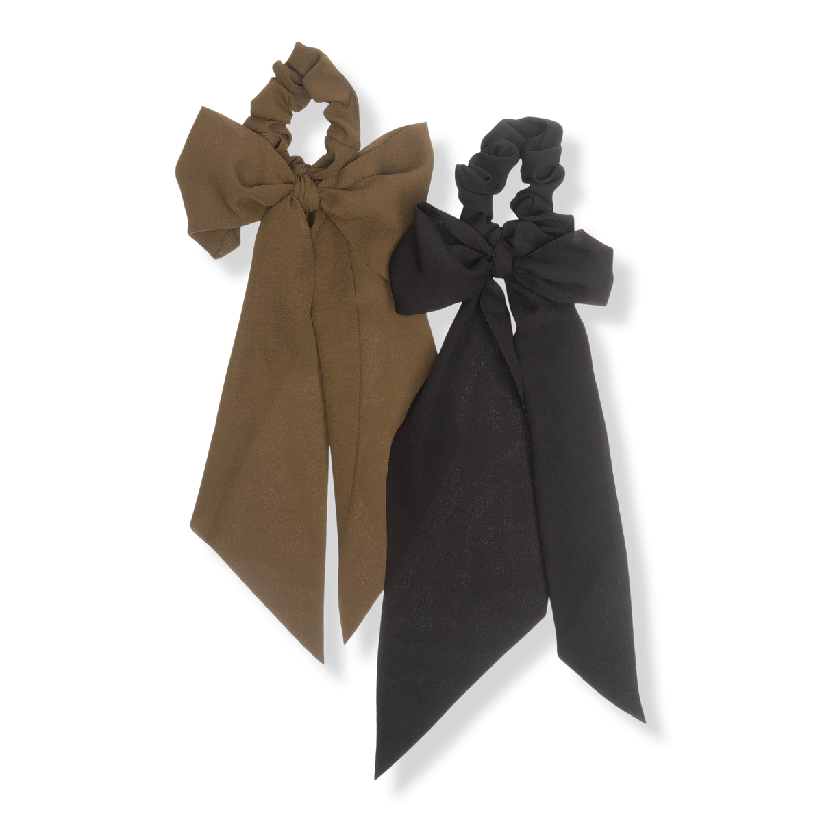Kitsch Moss Crepe Scarf Scrunchie, 2 ea