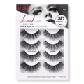 Kiss Lash Couture Triple Push-Up Multipack, Bombshell, 4 pair
