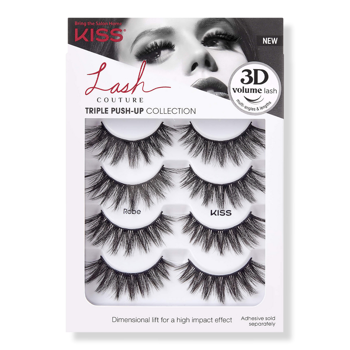 Kiss Lash Couture, Triple Push-Up Collection, Robe