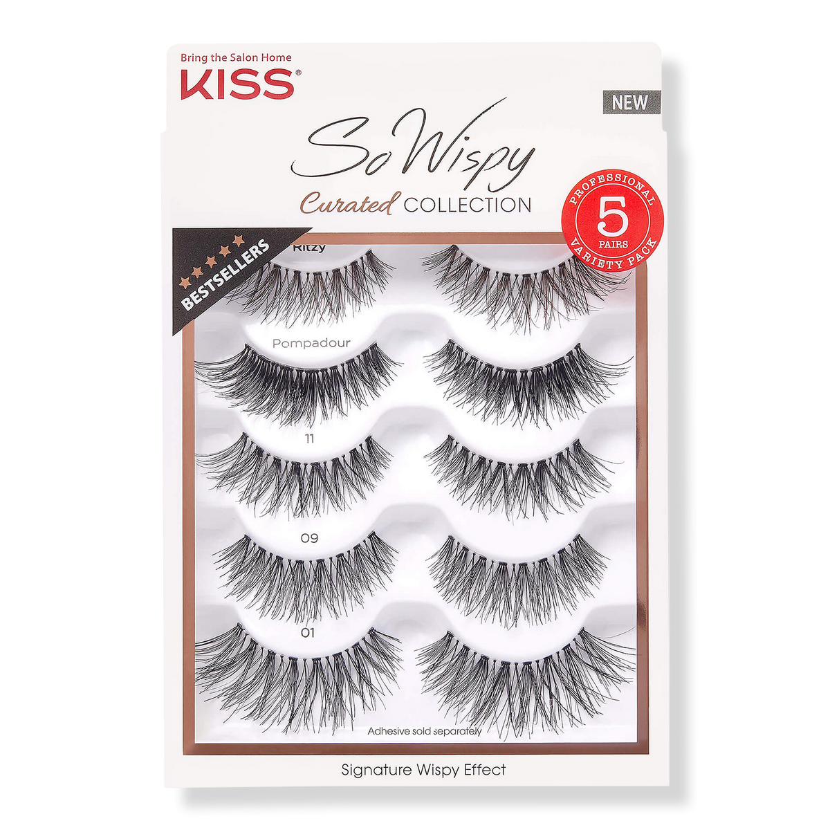 Kiss So Wispy Curated Bestsellers Lash Collection