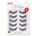 Kiss So Wispy Lash Multipack, Pompadour, 5 pair