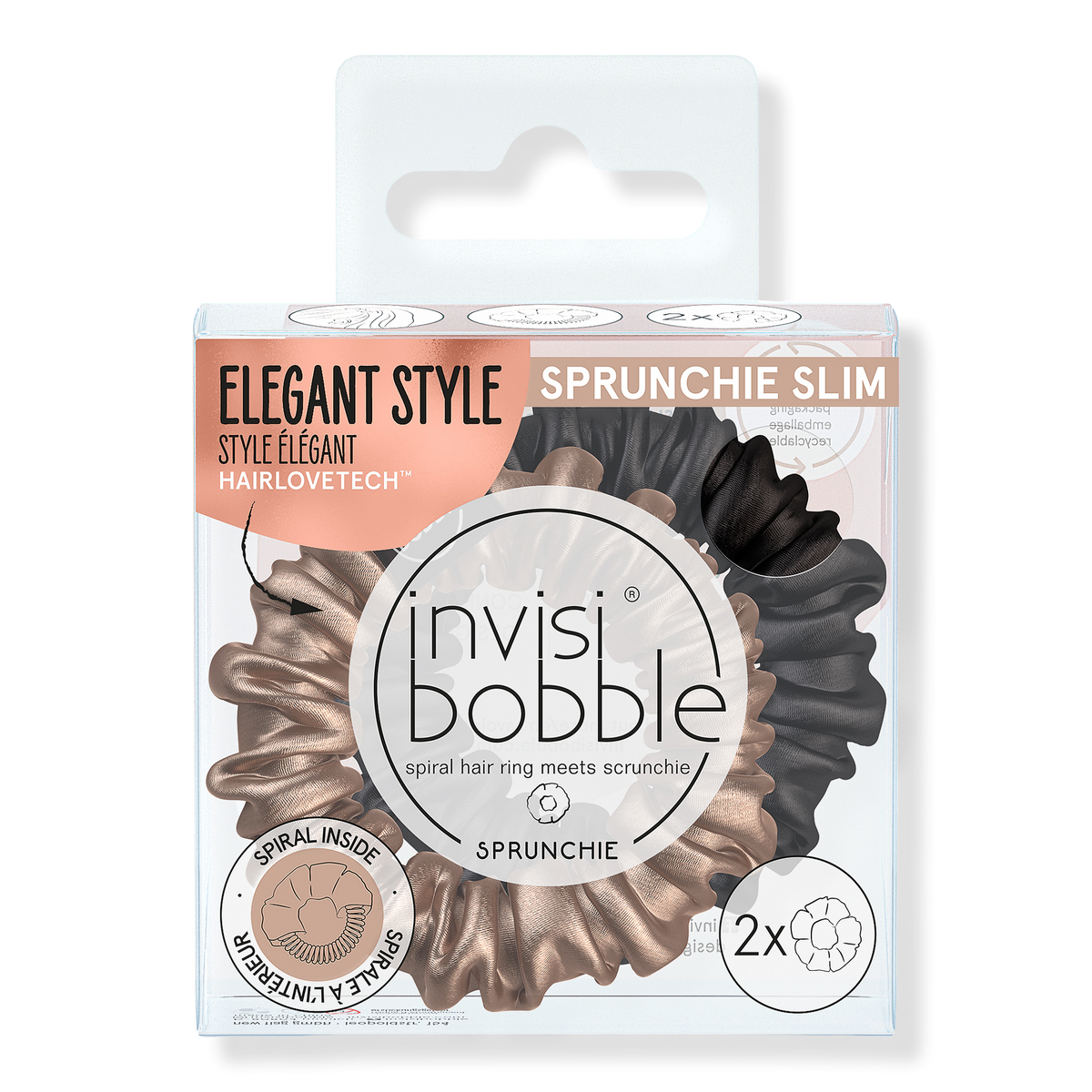 Invisibobble ORIGINAL TWINS, Prima Ballerina, 2 ea