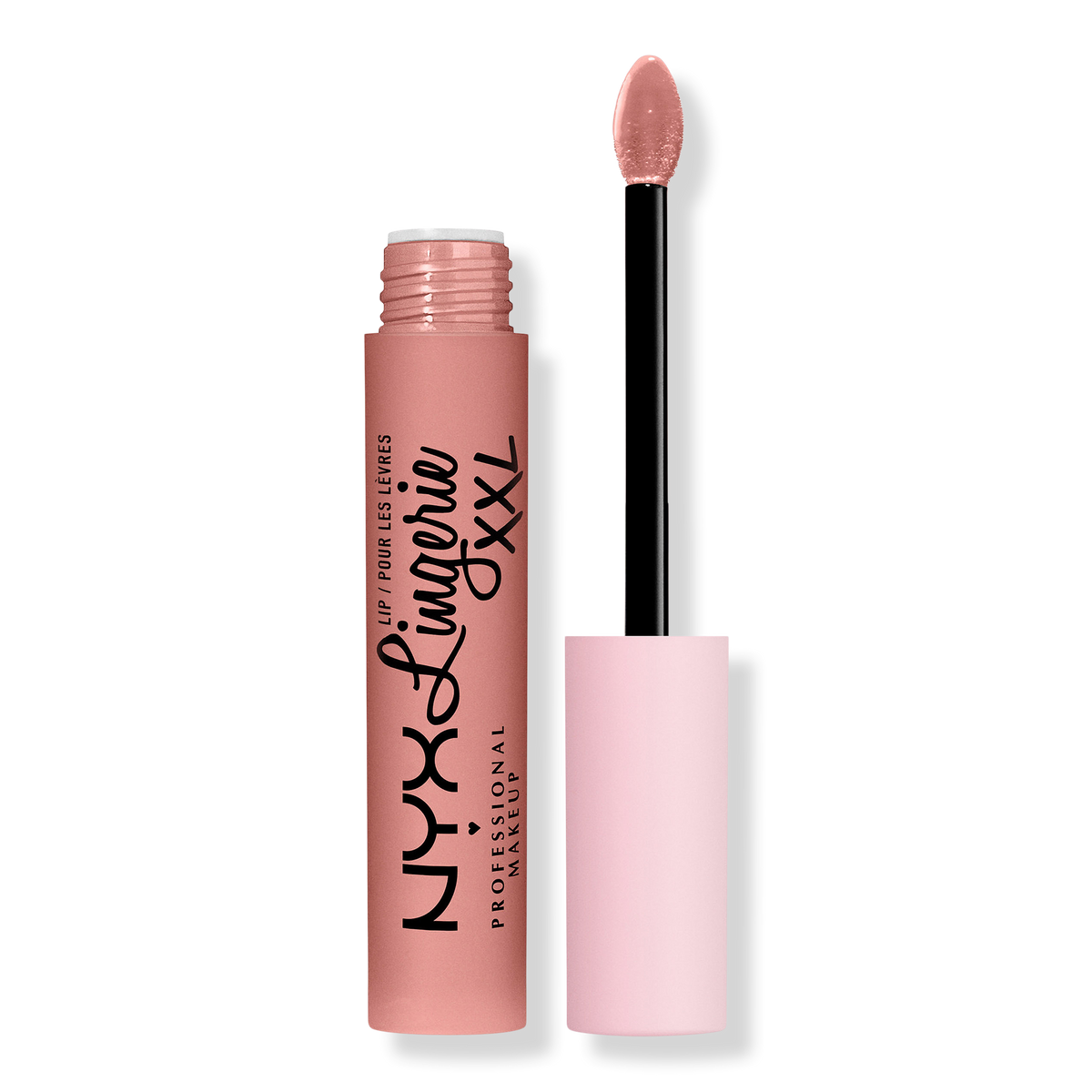 NYX Professional Makeup Lip Lingerie XXL Long-Lasting Matte Liquid Lipstick, Undressed, 0.13 oz