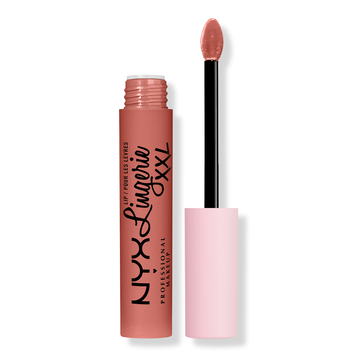 NYX Professional Makeup Lip Lingerie XXL Long-Lasting Matte Liquid Lipstick, Turn On, 0.13 oz