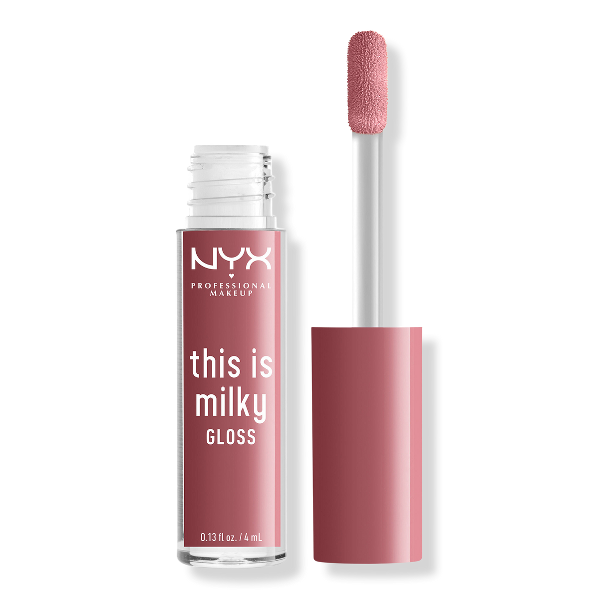 NYX Professional Makeup This Is Milky Gloss Hydrating Vegan Lip Gloss, Cherry Skimmed