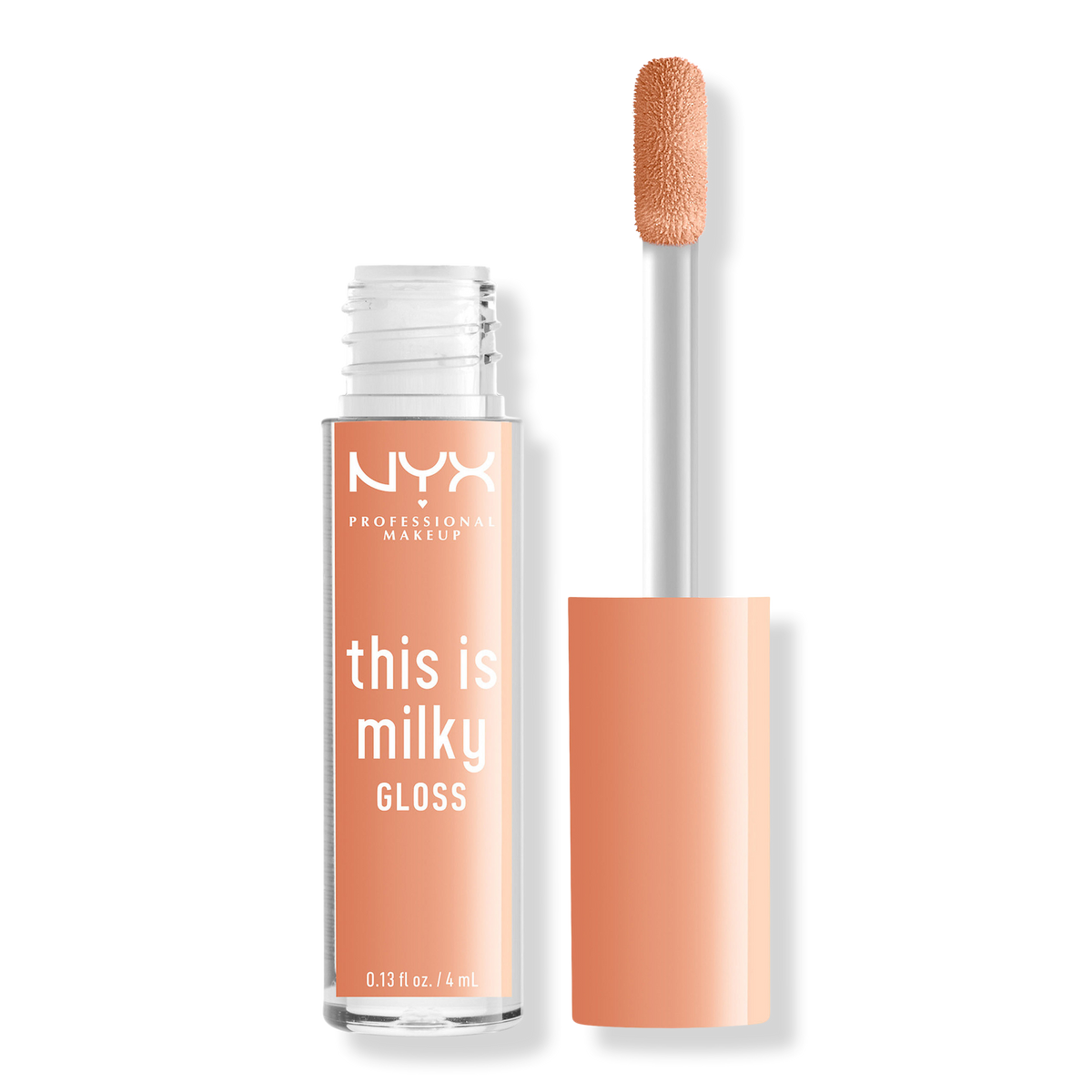 NYX Professional Makeup This Is Milky Gloss Hydrating Vegan Lip Gloss, Milk & Honey