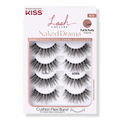 Kiss Lash Couture Naked Drama Multipack, Ruffle, 4 pair