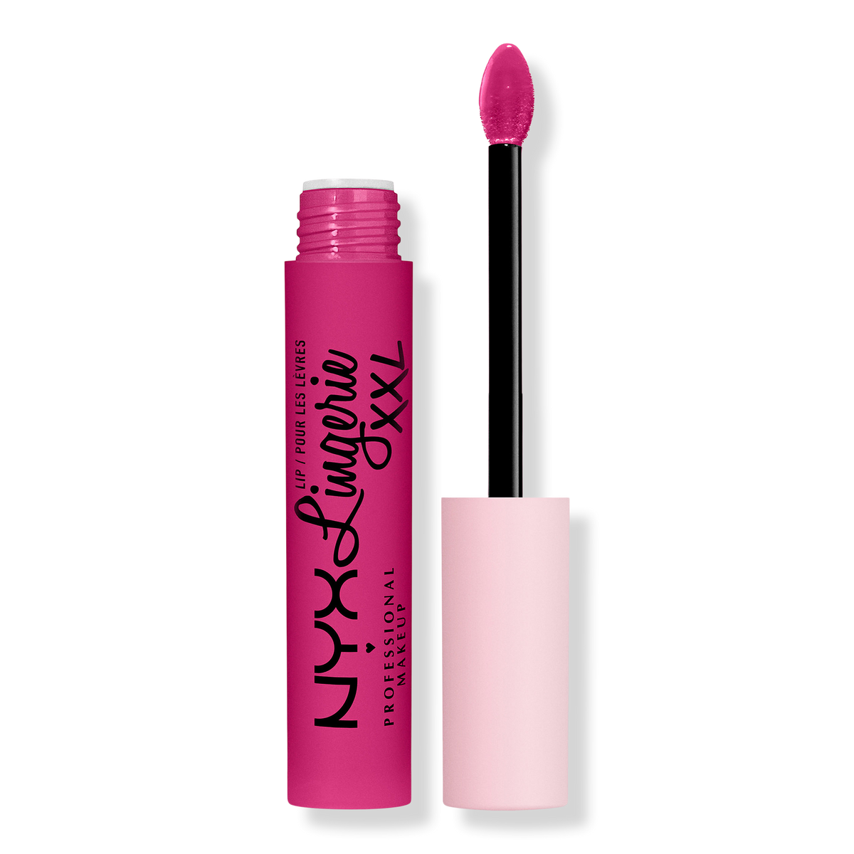NYX Professional Makeup Lip Lingerie XXL Long-Lasting Matte Liquid Lipstick, Pink Hit, 0.13 oz