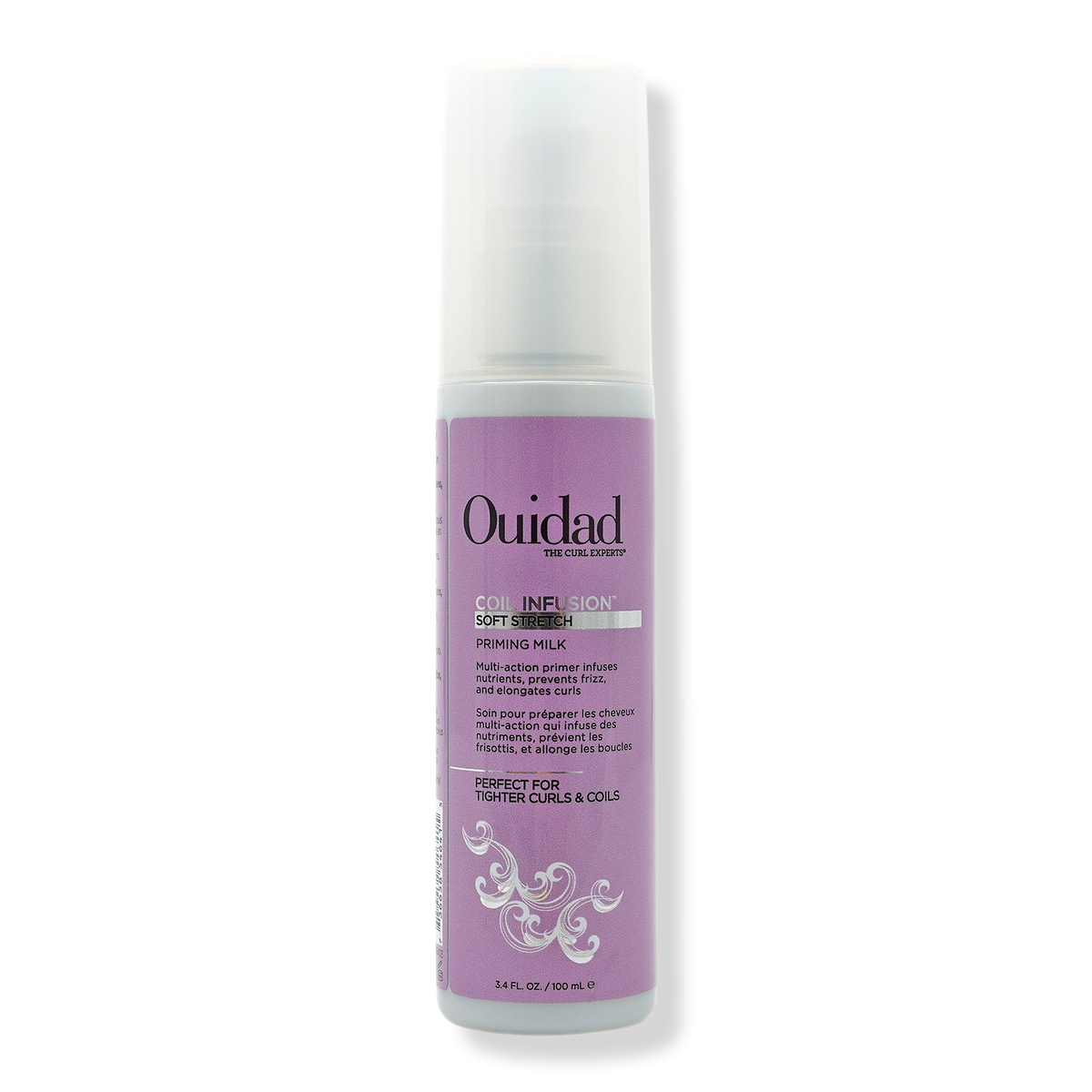 Ouidad Coil Infusion Soft Stretch Curl Priming Milk, 3.4 oz