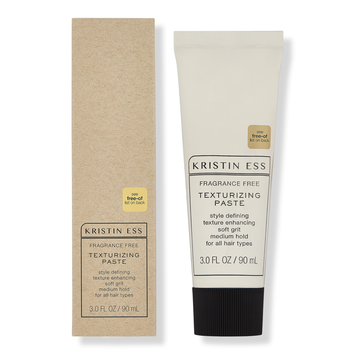 KRISTIN ESS HAIR Fragrance Free Texture Paste, 3 oz