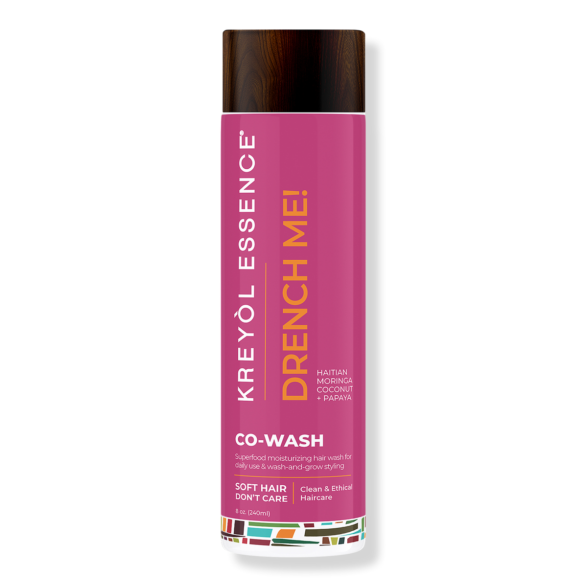 Kreyòl Essence Soft Hair, Don't Care Haitian Moringa Oil Drench Me Co-Wash, 8 oz
