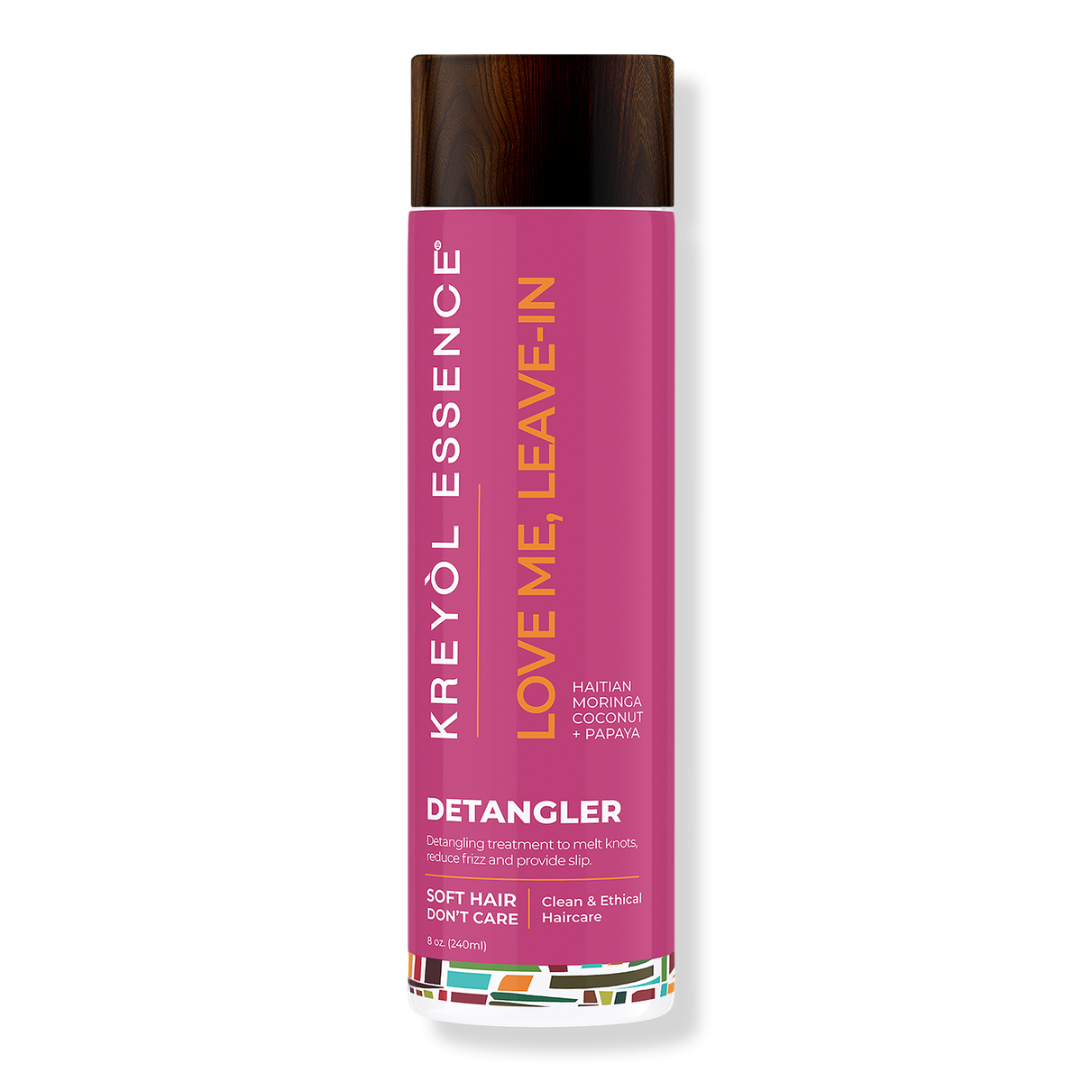 Kreyòl Essence Soft Hair, Don't Care Haitian Moringa Oil Love Me, Leave-In Detangler, 8 oz