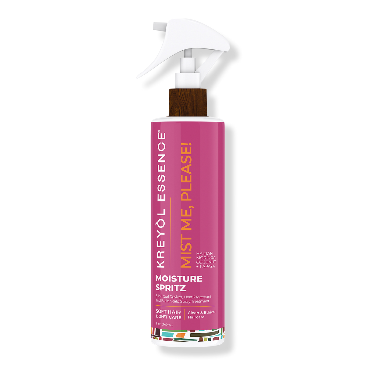 Kreyòl Essence Soft Hair, Don't Care Haitian Moringa Oil Mist Me Please! Moisture Spritz, 8 oz