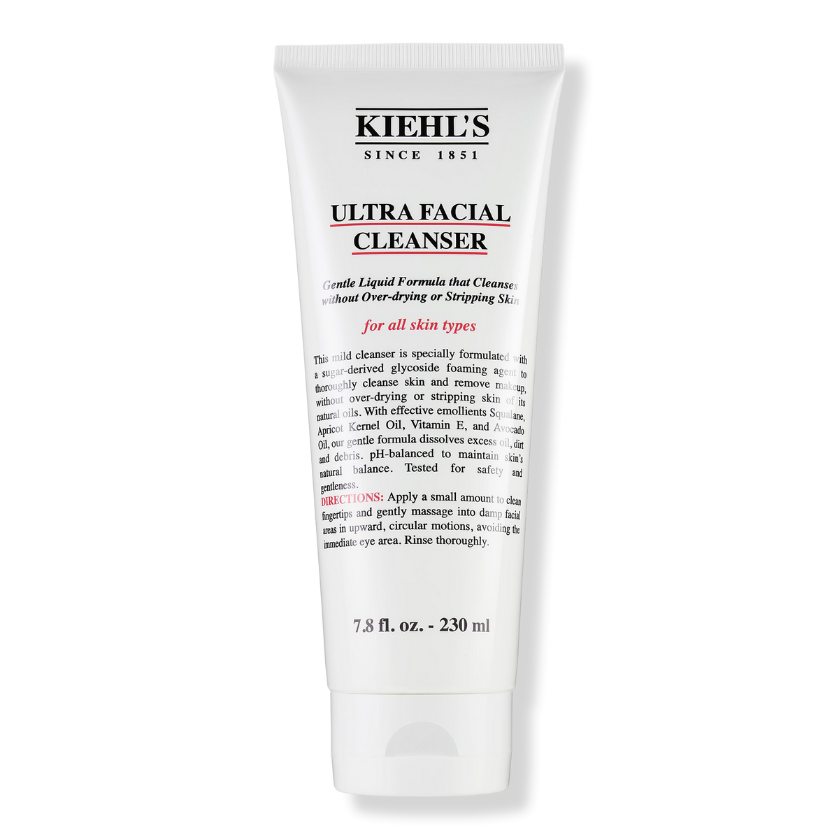 Kiehl's Since 1851 Ultra Facial Cleanser, 7.8 oz